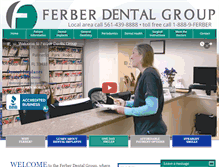 Tablet Screenshot of ferberdental.com